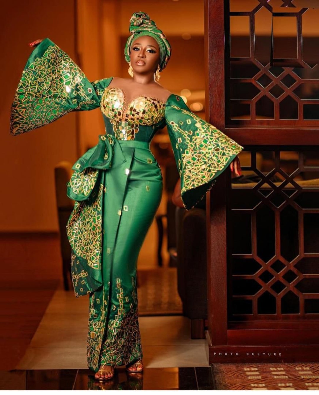 Elegant Women Dress, Event Dress, Wedding Guest Outfit, African