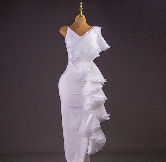 Elegant dress style, Gala dress, Reception outfit, African fashion, women dress styles, Party wear, bridal dress, African clothing