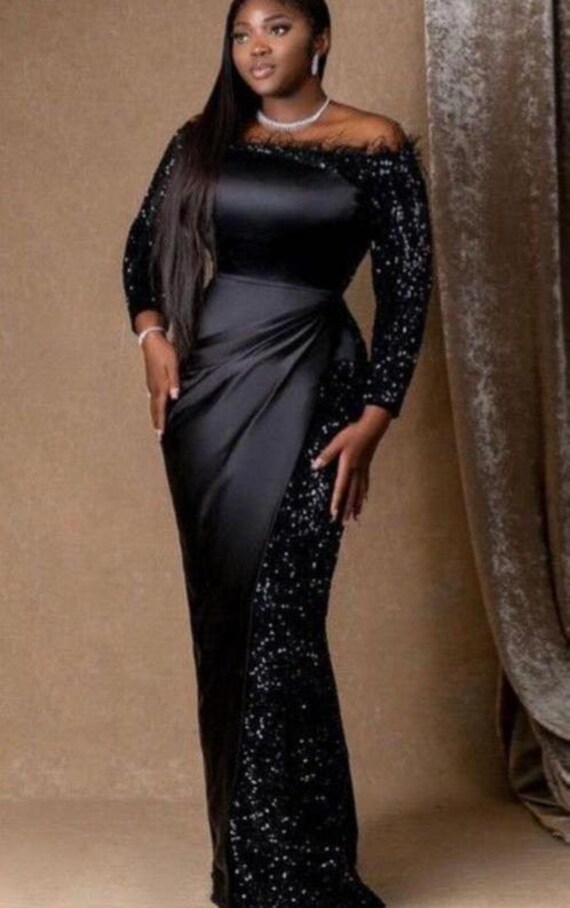 layered dress for ladies Gorgeous Frill Layered Gown Long Prom Dress With Ruffles Slit Evening   SELINADRESS