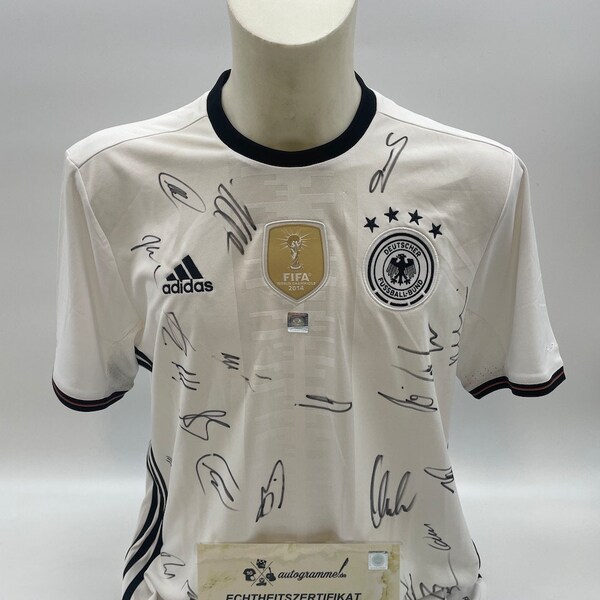 Germany jersey EM 2016 team signed autograph football DFB Adidas new COA L