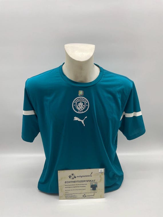 Manchester City Shirt Erling Haaland Signed Autograph