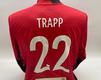 DFB Trikot Kevin Trapp signiert Adidas COA Deutschland DFB Autogramm Neu L