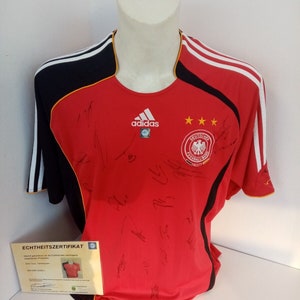 Germany jersey World Cup 2006 team signed autograph football DFB Adidas COA L image 1