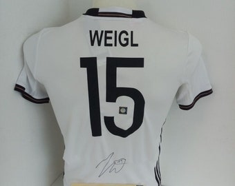 Deutschland Trikot Julian Weigl signiert DFB Autogramm Adidas COA Fußball 152