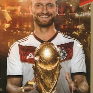 Limited, Limitierte Edition DFB Autogrammkarte! Shkodran Mustafi!! RAR!!, Gold