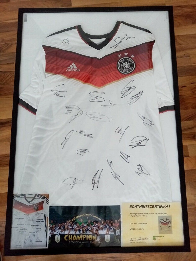 Germany jersey World Cup 2006 team signed autograph football DFB Adidas COA L image 8