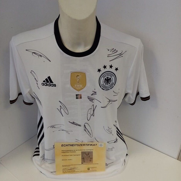 Germany jersey EM 2016 team signed Euro autograph football DFB Adidas new L