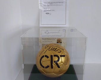 Football Cristiano Ronaldo signed Portugal Football Real Madrid autograph ball