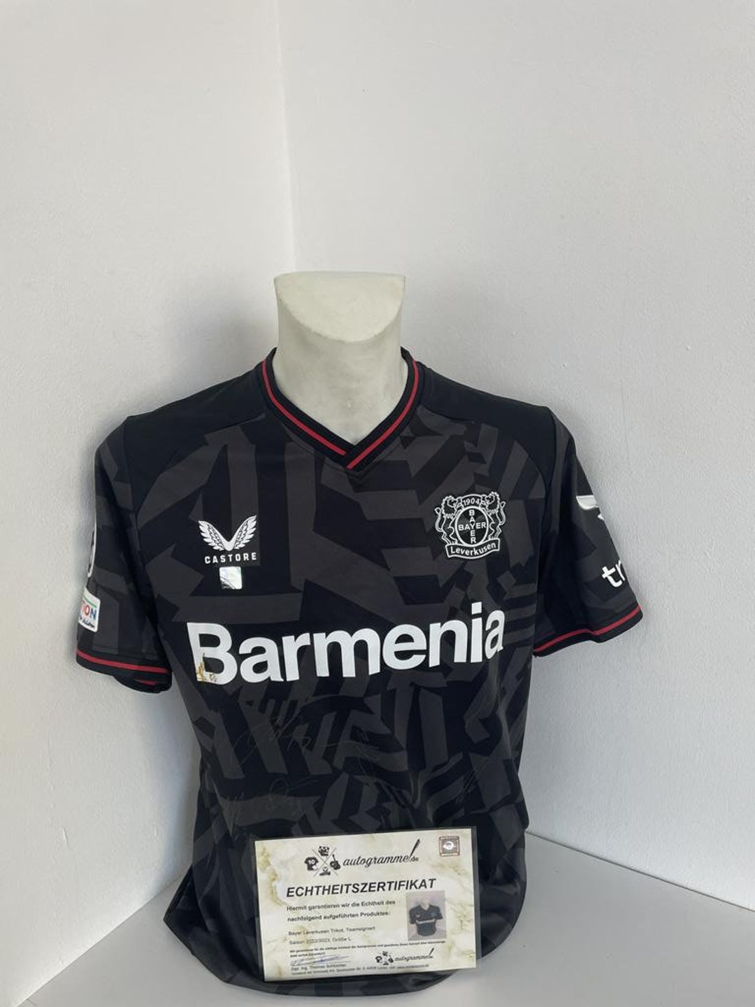 Bayer Leverkusen Jersey 2022/2023 Team Signed Autograph Bundesliga ...