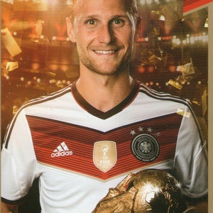 Limited, Limitierte Edition DFB Autogrammkarte! Benedikt Höwedes!! RAR!!, Gold