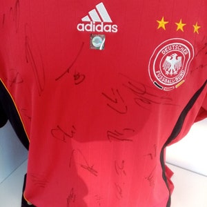 Germany jersey World Cup 2006 team signed autograph football DFB Adidas COA L image 2
