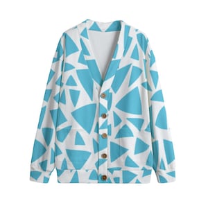 Modern Bold Knit Cardigan Streetwear Layering Sweater Lightweight Boho Style Jacket Sustainable Fashion Statement Piece