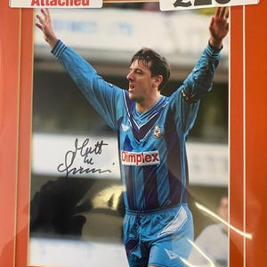 Southampton Matt le Tissier persoonlijk gesigneerd uitshirt met foto
