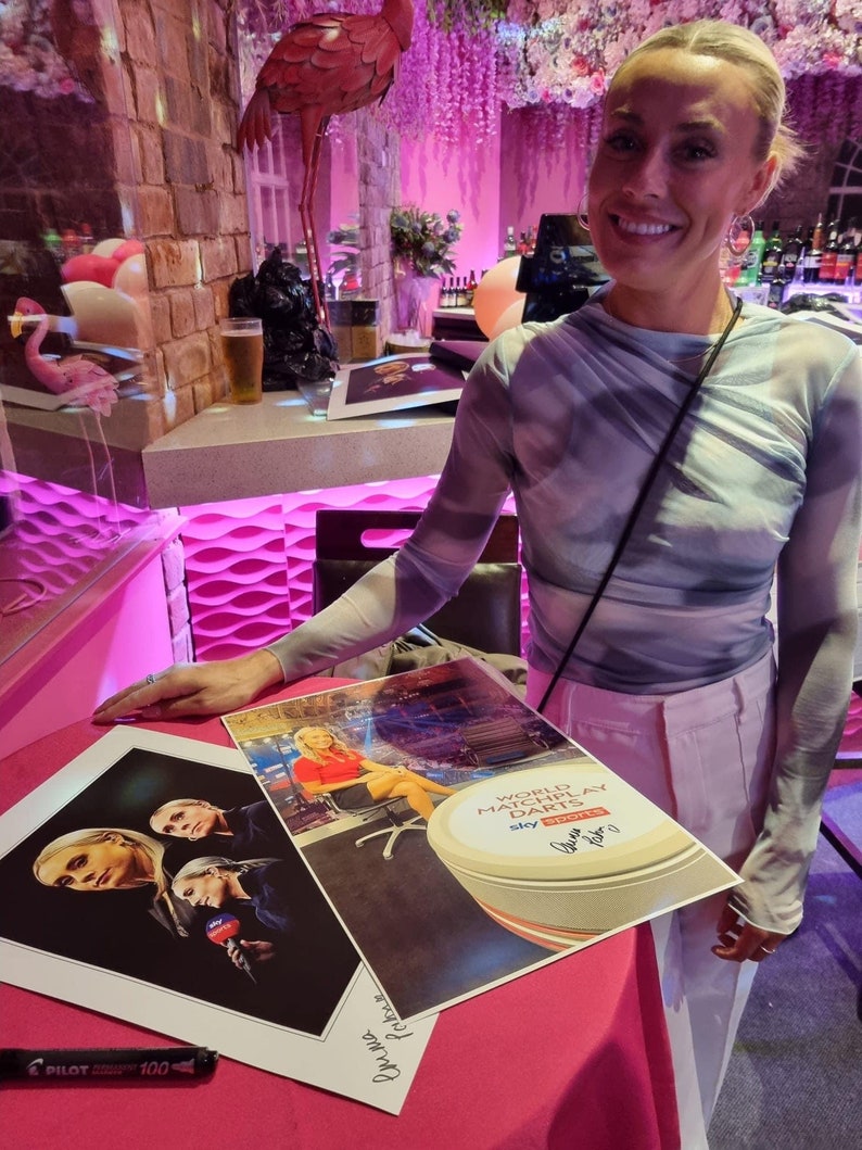 Sky Sports Darts Presenter Emma Paton Etsy