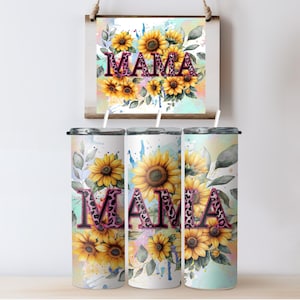 Flower MAMA 20oz Tumbler: Insulated Stainless Steel Travel Cup