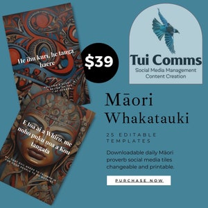 25 Māori whakatauki Instagram downloadable posts
