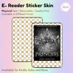 Basic Gothic E-reader Skin Sticker | Kindle Skin, Kobo Skin, Boox Skin | Created by Shaii