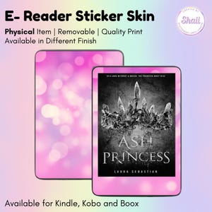 Pink Bokeh E-reader Skin Sticker | Kindle Skin, Kobo Skin, Boox Skin | Created by Shaii
