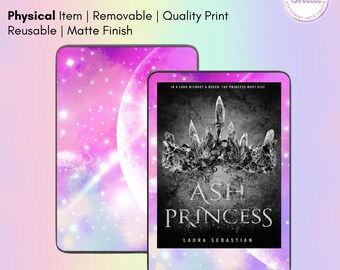Adhesivo rosa para lector electrónico / Adhesivo para Kindle, Kobo, Xteink, Boox / Creado por Shaii
