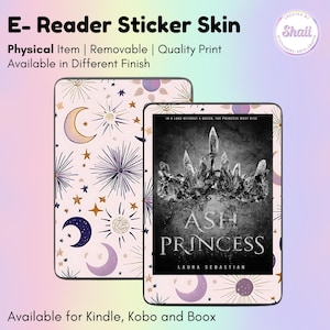 Boho Moons E-reader Skin Sticker | Kindle Skin, Kobo Skin, Boox Skin | Created by Shaii