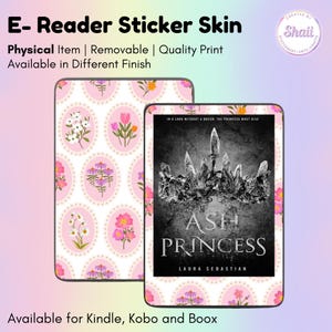 Flower Collection E-reader Skin Sticker | Kindle Skin, Kobo Skin, Boox Skin | Created by Shaii