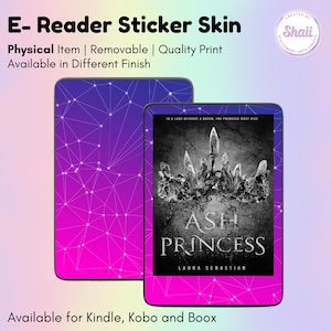 Dotted Fuchsia Ombre E-reader Skin Sticker | Kindle Skin, Kobo Skin, Boox Skin | Created by Shaii
