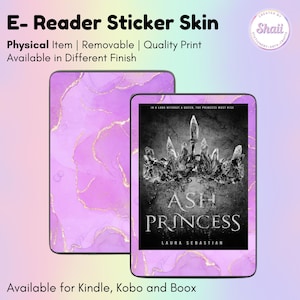 Pink Marble E-reader Skin Sticker | Kindle Skin, Kobo Skin, Boox Skin | Created by Shaii