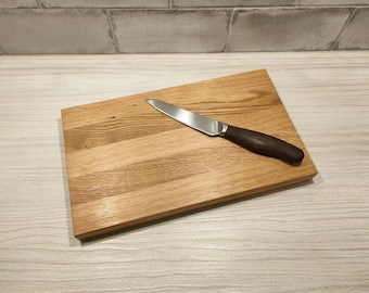 Oak cutting board 34x20x3cm / Kitchen board, serving board, breakfast board, oak serving board, wooden board
