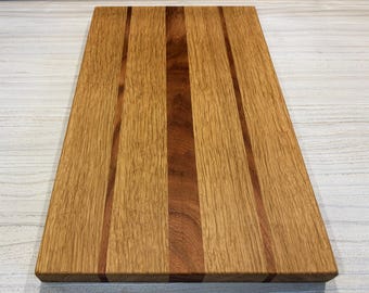 Tabla de cortar roble olmo // Tabla de cocina, tabla de servir, tabla de desayuno, tabla de servir, tabla de roble, tabla de madera, tabla de madera de olmo, tabla para cuchillos de cocina