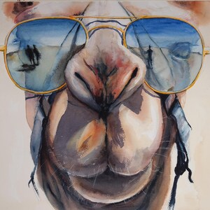Giornata di sole - Acquerello originale