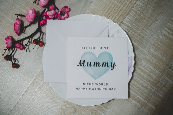 Happy Mothers Day To The Worlds Best Mummy - Mothers Day Card - Mothers Day Card For Mummy - Beautiful Mothers Day Card