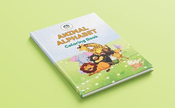 Animals A to Z: Coloring Book for Preschoolers | Instant Download PDF