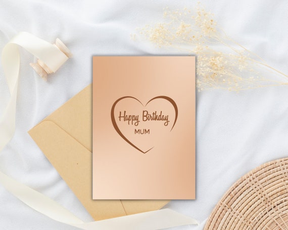 Special Mum Birthday Card -Mum Birthday gift-  Mum Birthday card -  Birthday Card For Her- Birthday Card Mum- Mummy- Mother