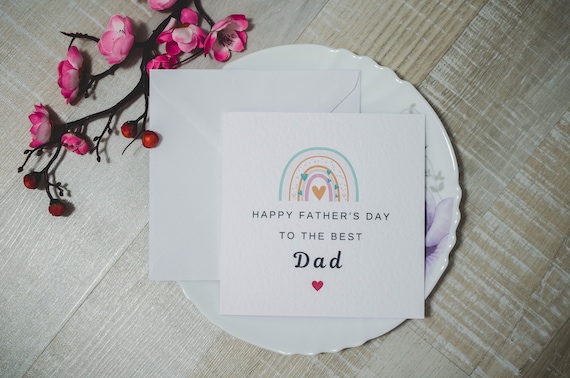 Cute Fathers Day Card For Dad- Daddy- Fathers Day Gift For Him -Dad I Love You To The Moon And Back- Fathers Day Card- Happy Fathers Day