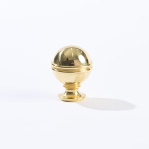 Bute Bamboo Brass 1 1/4 inch Round Knob