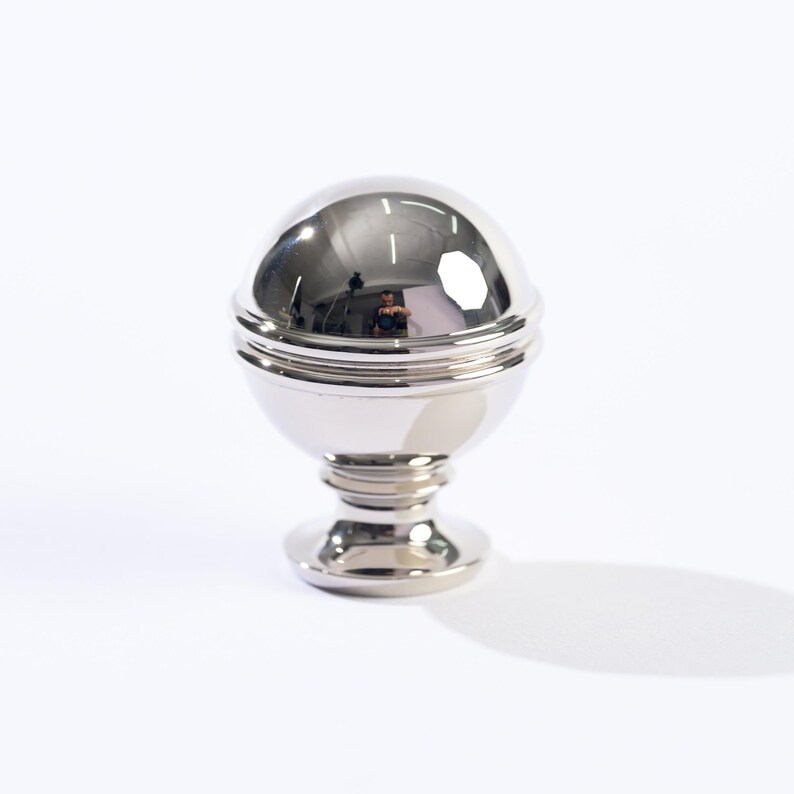 Bute Bamboo Brass 1 1/4 inch Round Knob