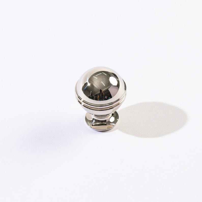 Bute Bamboo Brass 1 1/4 inch Round Knob