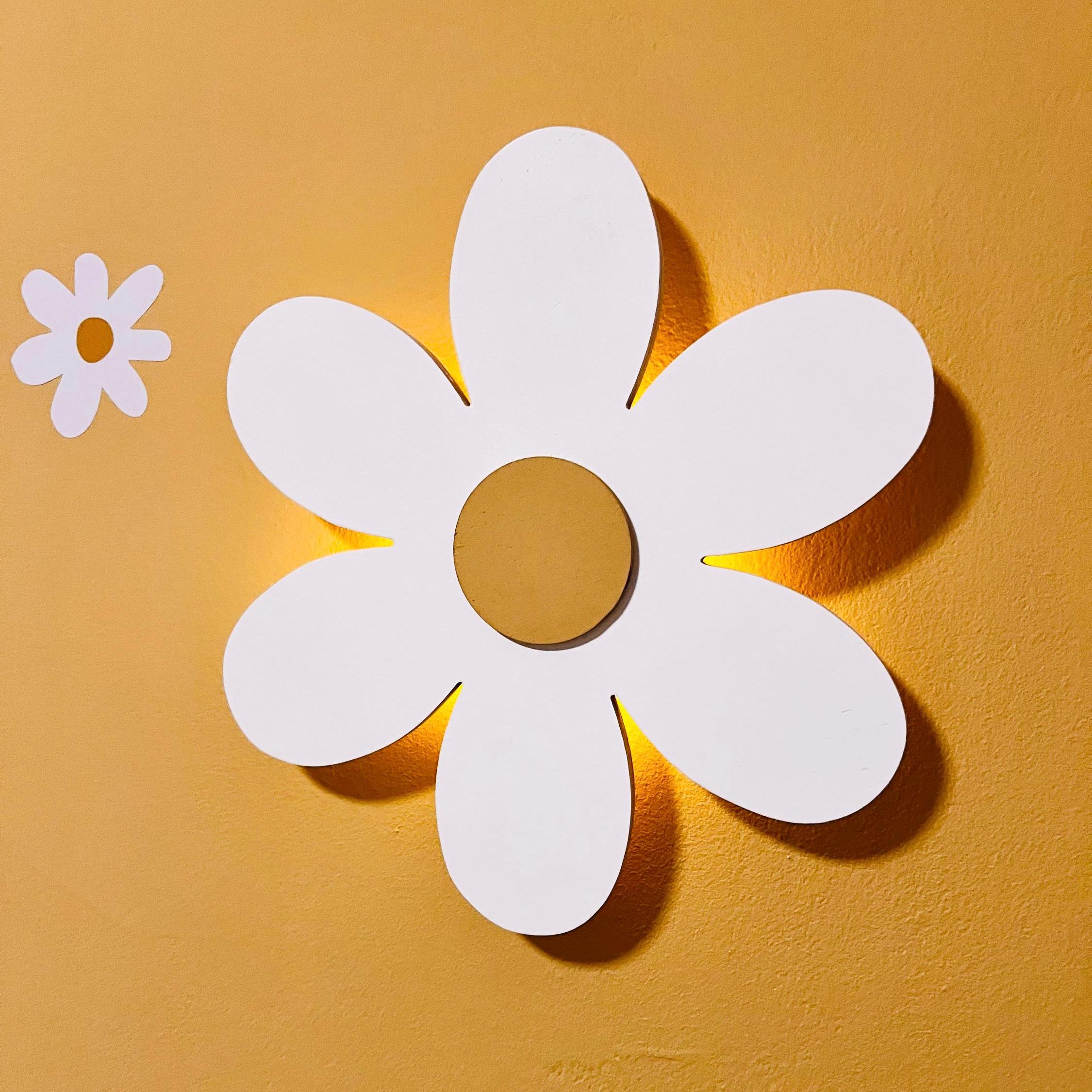 Night light daisy / flower lamp / children's room light with LED lighting