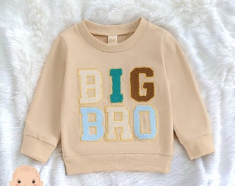 Big Brother Sweatshirt, Big Brother Crewneck, Big Brother Clothes, Big Brother Sweater, Big Brother Embroidered Sweater, Embroidered Clothes