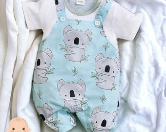 Newborn Koala Print Jumpsuit Cute Koala Themed Jumpsuit Koala Newborn Jumpsuit Newborn Koala Baby Romper Koala Baby Clothes Cute Baby Gift