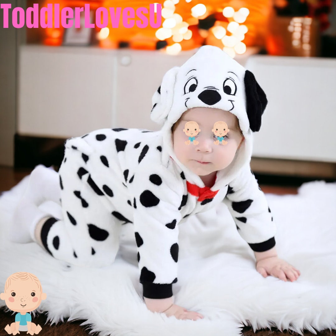 Newborn Animal Costume Baby Dog Costume Dalmatian Costume Toddler Dog