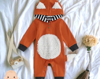 Fox baby kostuum pasgeboren Fox kostuum Fox baby romper Fox pasgeboren jumpsuit pasgeboren kostuum baby kostuum kinderen Fox kostuum Fox peuter kostuum