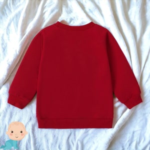 Embroidered Cousin Pullover Sweater, Cousin Sweater, Sibling Sweater, Baby Cousin Sweater, Kids Cousing Sweater, Sibling Sweater Kids Gift image 3