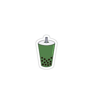 Matcha Milk Tea Sticker