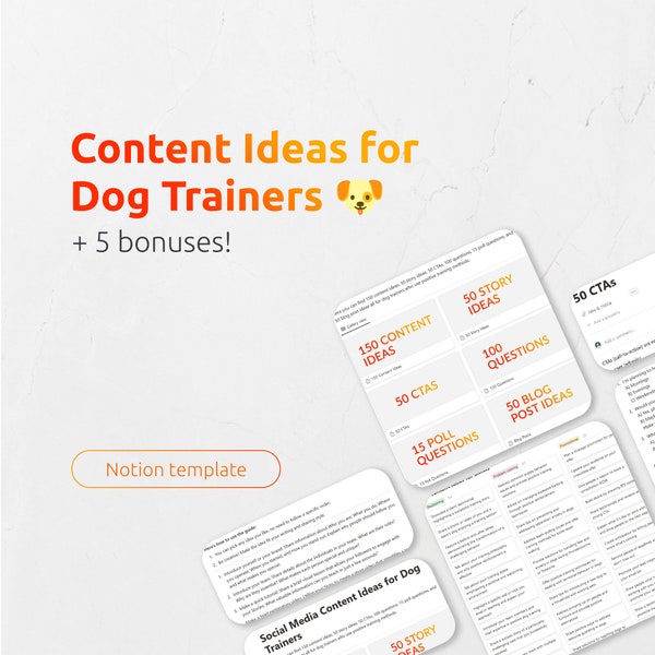 150 Social Media Content Ideas for Dog Trainers Who Use Positive Training Methods