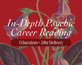 SAME DAY CAREER Reading | 5 Questions In-Depth Career Prediction Same Day Psychic Reading Career Reading 2024 Career Hanafuda Divination