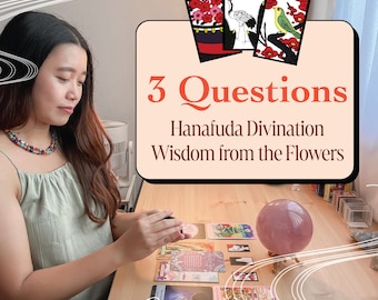 SAME DAY Reading 3 Questions Hanafuda Divination Same Day Love Reading Same Day Career Reading Same Day Psychic Reading
