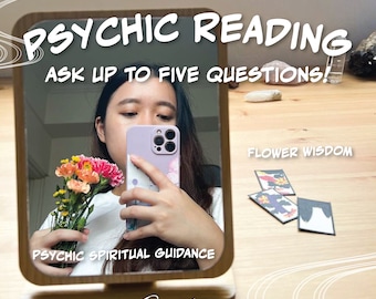 PSYCHIC Reading SAME DAY Delivery 5 Questions Hanafuda Psychic Reading General Reading Love Reading Career Reading Psychic Prediction