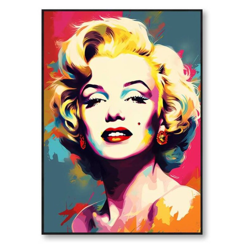 Affiche de Marylin Monroe Pop Art tirage sur papier photo lustré 260g/m2 image 4