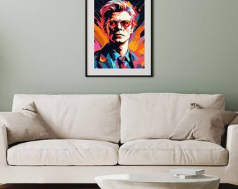 Photo Affiche Poster David Bowie - tirage sur papier photo lustré 260g